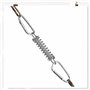 Boucle Ressort Tension Fixation Store - Voile D'ombrage Fixations Accessoires en Acier Inoxydable avec 4 Ressorts HéLicoïdaux 8 