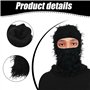 CZAYEFNH Cagoule Homme Femme Tour de Cou Cache-Cou,Lot de 2 Masque Cagoule Velo Hiver Balaclava Masque de Ski ,Coupe-Vent Campin