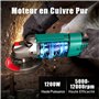1200W Disqueuse 125mm 5000-12000RPM avec 6 vitesses
