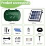 Onherm Arrosage Automatique Solaire pour Jardin, kit Systeme Arrosage Goutte a Goutte Solaire avec 15M Tuyau Arrosage, 12 Modes