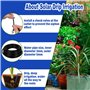 Onherm Kit Arrosage Automatique Goutte à Goutte Solaire, Système d'irrigation Automatique Solaire Avec 12 Modes et Tuyau de 15M
