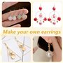 200 Pièces attache boucles d'oreilles，fermoir boucles d'oreilles kit boucle d'oreille a fabriquer Faire Soi-Même D'artisanat Lar
