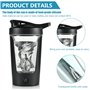 Shaker Électrique à Protéines 450 ml - Mixeur Automatique Rechargeable USB Sans BPA