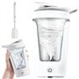 Shaker Électrique 450 ml : Mixeur Automatique de Protéines Rechargeable USB - Mélangeur Pour Shake Protéiné
