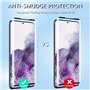 Ydiciv 3+3 Pièces Verre trempé Compatible avec Samsung Galaxy S20 Plus avec 3 Pièces Caméra Arrière Protecteur, 9H Dureté, Sans