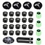 Tesla Kit d'enjoliveurs avec logo Tesla pour Tesla Model 3