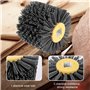 Lot de 2 brosses en nylon - Grain 120 - Brosse de polissage - Roue de tréfilage - Brosse pour rouleau abrasif, ponceuse à brosse