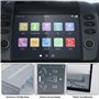 Cadre de montage universel pour radio de voiture 2DIN - Double cadre en métal - Support de montage fascia - Pour autoradio doubl