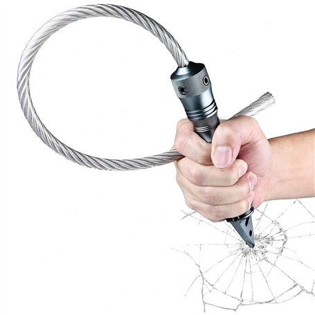 Hdynasty Fouet Multifonctionnel en Fil d'acier