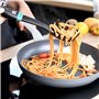 Linoroso Ustensiles de Cuisine 6 Pièces Nylon Anti-adhérent Accessoire Cuisine Set Comprend une Spatule Louche Cuillère à Pâtes 