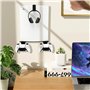 Support Mural pour PS5/PS5 Slim/PS5 Pro - Support Console PS5/PS5 Slim/PS5 Pro avec Support Manette et Casque - Accessoire PS5 e