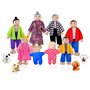Riisoyu Famille de Poupée en Bois