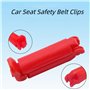 ISKIP Lot de 2 Clips de Ceinture de Sécurité pour Siège de Voiture, Boucle de Poitrine pour Siège de Voiture ou Chaise de Bébé,