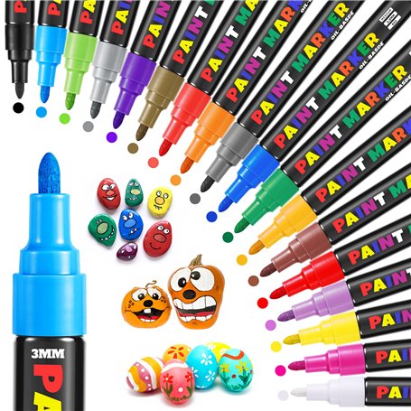 LUZOON Marqueur Peinture Acrylique