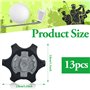 Lot de 13 crampons de rechange pour chaussures de golf avec accessoires avec stabilité de traction et confort