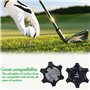 Lot de 13 crampons de rechange pour chaussures de golf avec accessoires avec stabilité de traction et confort