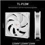 Thermalright Assassin X 120R Digital White Refroidisseur d'air pour processeur, avec 4 caloducs de 6 mm, couvercle d'écran numér