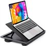 HUANUO Support d'Ordinateur Portable avec Coussin - Réglable de manière avec 8 Angles
