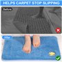 8 Pièces Rug Grippers Anti Derapant Tapis Antidérapant Tapis Grippers Vacuum Tech Anti Glisse Tapis Gardez Votre Tapis en Place 