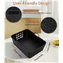 2 pièces Moule Silicone Air Fryer pour Ninja Foodi Dual Zone AF400EU 9.5L, Accessoires Air Fryer pour Ninja Double Stack XL SL40