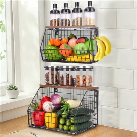 Zaxiva 2 Etages Corbeille a Fruit