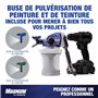 Magnum by Graco 26D361 TrueCoat 360 Cordless Connect, Pistolet à Peinture airless portatif sans Fil, pulvérisateur-perceuse, Uti
