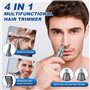4 en 1 Tondeuse Nez Oreilles Homme Femme IPX7