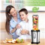 Mini Mixeur Blender avec 2 Bouteilles Tritan Portables de 600 ml