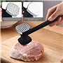 Baxcdyswe Marteau Viande, Attendrisseur de Viande Antiadhésif Double Face avec Manche Antidérapant Marteau a Viande Attendrisseu
