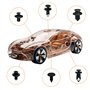 Baxcdyswe 190 Pièces Clips De Fixation Voiture, 6 Taille Pieces Auto, Rivet Plastique, Clips Voiture, Agrafe Carrosserie pour Pa