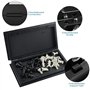 Fousenuk Echiquier Magnetique, Deluxe Pliable Jeux D'Échecs, Portable Chess Board Voyage, Echequier, Pieces Aimanté, Echecier po