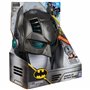 DC Comics Masque de Batman armure Up avec visière, plus de 15 sons et phrases, lumineux, piles incluses, costume de super héros,