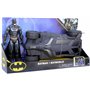 DC Comics Batman - Pack Batmobile + Figurine Batman 30 Cm Véhicule Batmobile Et Figurine Articulée 30 Cm - Jouet Enfant 4 Ans Et