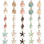 30 Pièces Pendentif Breloque Assortie en Émail