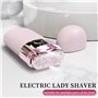 Épilateur pour Femme, Épilateur Rechargeable avec Double Tête de Rasoir, Mini Épilateur Électrique sans Fil pour le Corps, le Vi