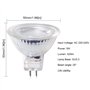 Luxvista 220V LED GU5.3 MR16 LED Blanc Chaud 3000K 5W Spot LED Remplace 50 Watt GU5.3 Projecteur Halogène MR16 Réflecteur Lampe 