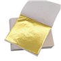 ILantule 100 Feuilles Imitation Feuille d'or pour Projet d'art décoration Artisanale