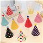 11 pcs chapeaux de fête d'anniversaire,chapeaux coniques pour fête d'anniversaire,Couronne Anniversaire,Party Cône Chapeaux Chap