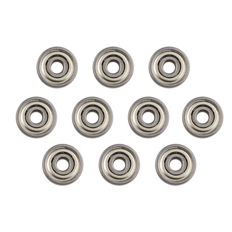 HALJIA Roulement à billes en métal blindé pour imprimante 3D - Voitures camions - 4 mm x 13 mm x 5 mm - Accessoire - 10 pièces -