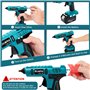 Ecarke Pistolet à colle sans fil pour batterie au lithium Ma Kita 18 V Pistolet à colle chaude sans fil Idéal pour les réparatio