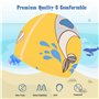 2 Pcs Bonnets de Bain Mignons Enfants Bonnets de Natation de Compétition Dessin Animé Bonnet de Bain en Polyester Élastique Bonn