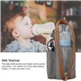 Zerodis Chauffe-Lait Maternel Electrique Sac Housse Chauffe-Lait Portable Chauffe Biberon de Voyage USB pour Repas de Bébé