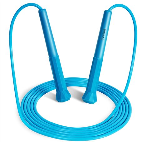 Corde à sauter Fitness Tzviod Corde à sauter réglable en PVC Poignée en PP Pour adultes Débutants Corde à sauter d'entraînement