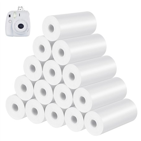 Lot de 15 Rouleaux de Papier Thermique 57mm x 25mm x 7m