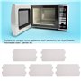 5Pack Plaque Mica Micro Ondes, Plaque Mica, Plaque Micro Ondes pour le restaurant de bureau de cuisine à domicile