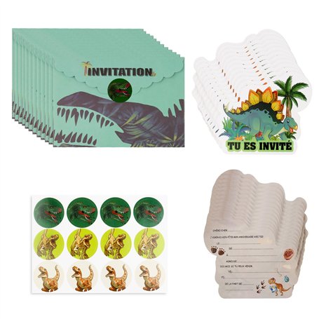 LWMTT Carte Invitation Anniversaire Garcon 12 Pièces