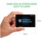 Befekt Gears [ Lot de 2 ] Carte de Blocage RFID/NFC Protecteurs de Carte de Crédit sans Contact Protège Entière