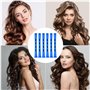 ADERTOS 80 Pièces Permanente Cheveux Boucle Kit, Bigoudis Cheveux, Tiges de Permanente de Cheveux Tiges de Perm en Plastique Big