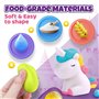 Pâte à modeler pour enfants à partir de 3 ans - Thème licorne Play Color Dough - Accessoires d'art et d'artisanat - Kit avec 11 
