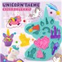 Pâte à modeler pour enfants à partir de 3 ans - Thème licorne Play Color Dough - Accessoires d'art et d'artisanat - Kit avec 11 